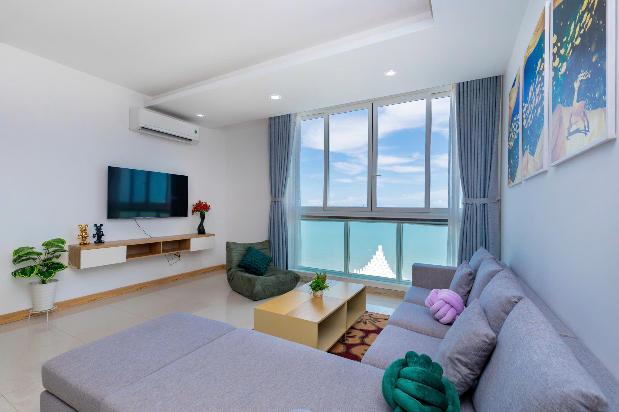 Căn hộ Oasky - Mã căn 19D (View Biển/ Tháp)